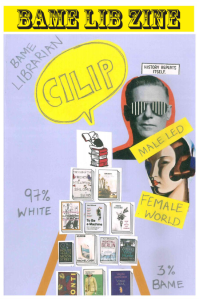 Front cover of BAME Lib Zine
